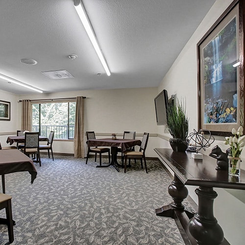 Sitting area at Stanley Post Acute